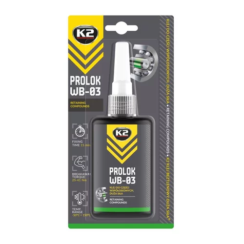 Lepidlo na ložiská K2 PROLOK WB-03 50g