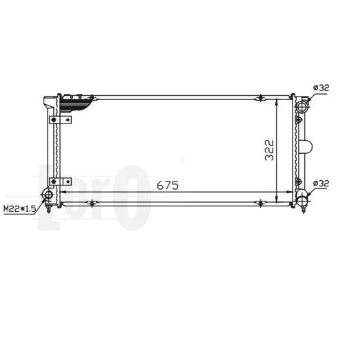 Chladič motora ABAKUS 046-017-0010 (ABAKUS / Loro) - obr. 5