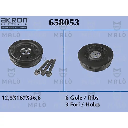 Remenica kľukového hriadeľa AKRON-MALO 658053