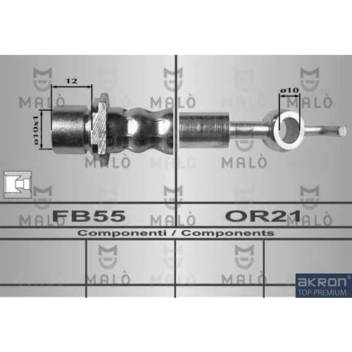 Brzdová hadica AKRON-MALO 80324
