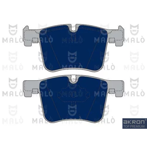 Sada brzdových platničiek kotúčovej brzdy AKRON-MALO 1050286