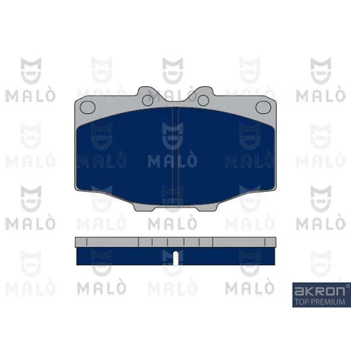 Sada brzdových platničiek kotúčovej brzdy AKRON-MALO 1050307