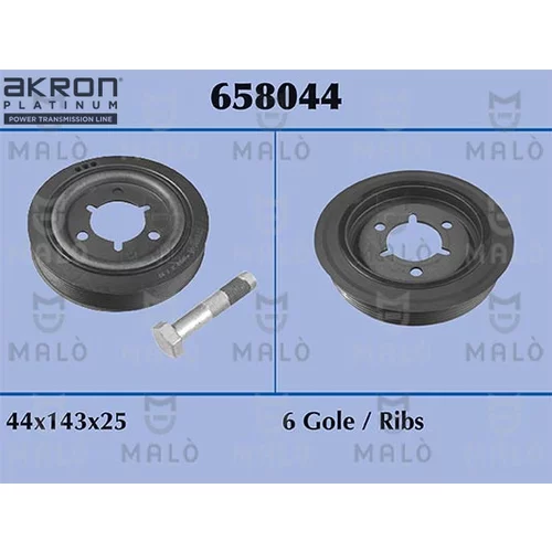 Remenica kľukového hriadeľa AKRON-MALO 658044