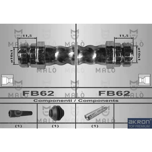 Brzdová hadica AKRON-MALO 80162