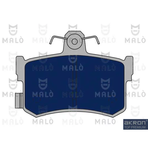 Sada brzdových platničiek kotúčovej brzdy AKRON-MALO 1050688