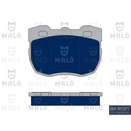 Sada brzdových platničiek kotúčovej brzdy AKRON-MALO 1050053