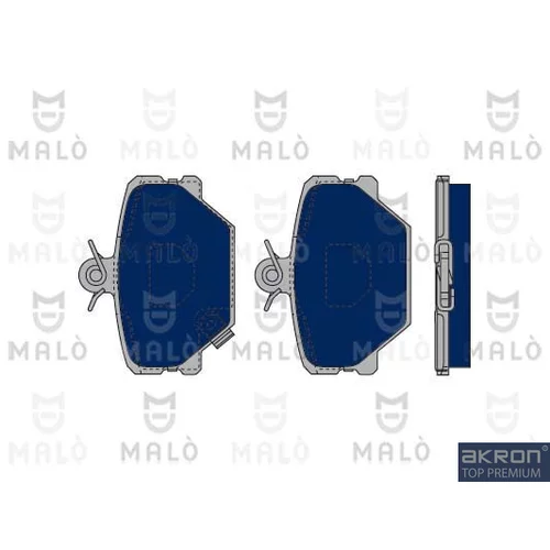 Sada brzdových platničiek kotúčovej brzdy AKRON-MALO 1050261