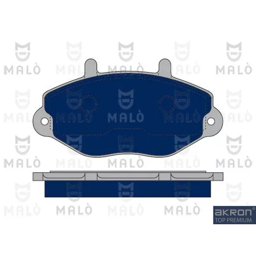 Sada brzdových platničiek kotúčovej brzdy AKRON-MALO 1050344