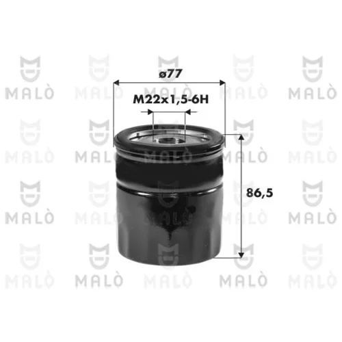Olejový filter AKRON-MALO 1510246