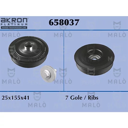 Remenica kľukového hriadeľa AKRON-MALO 658037