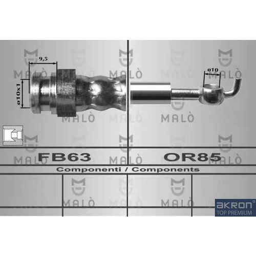 Brzdová hadica AKRON-MALO 80222
