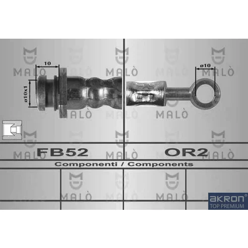 Brzdová hadica AKRON-MALO 80230