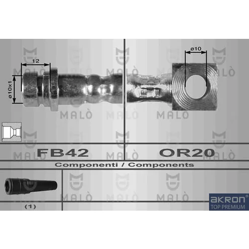 Brzdová hadica AKRON-MALO 8649