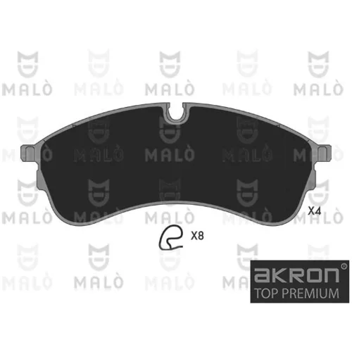 Sada brzdových platničiek kotúčovej brzdy AKRON-MALO 1051378