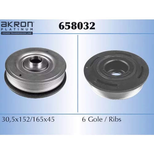 Remenica kľukového hriadeľa AKRON-MALO 658032
