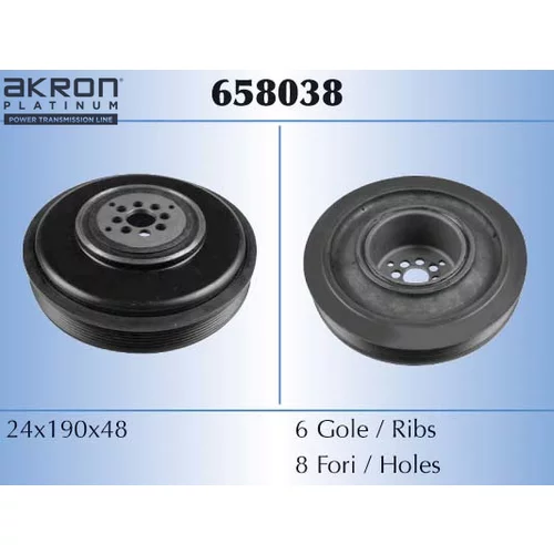 Remenica kľukového hriadeľa AKRON-MALO 658038