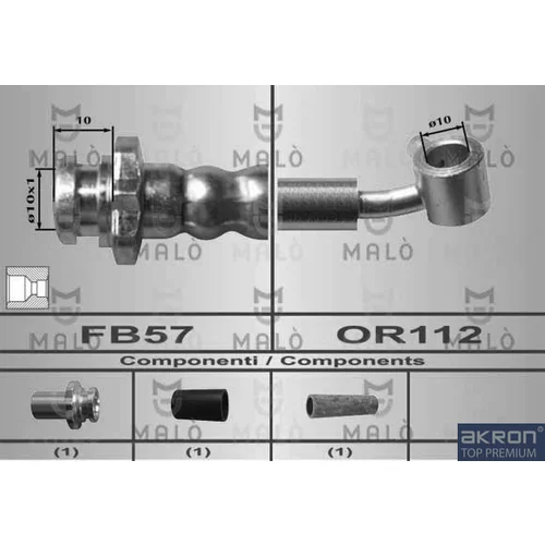 Brzdová hadica AKRON-MALO 80576