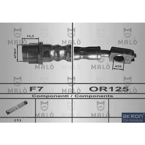 Brzdová hadica AKRON-MALO 80594