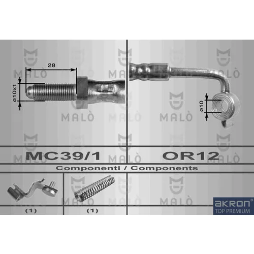 Brzdová hadica AKRON-MALO 8555