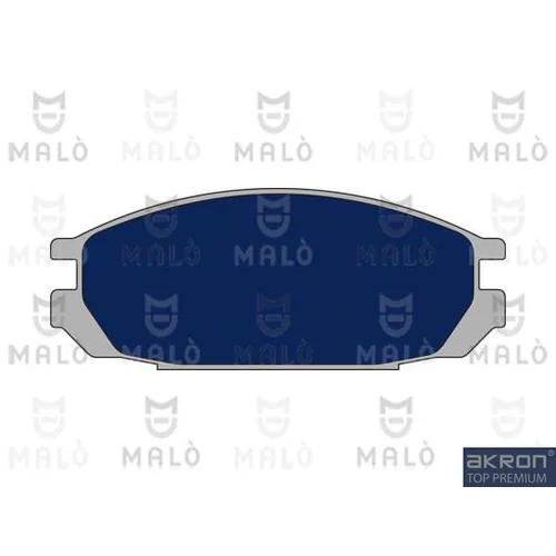 Sada brzdových platničiek kotúčovej brzdy 1050476 /AKRON-MALO/