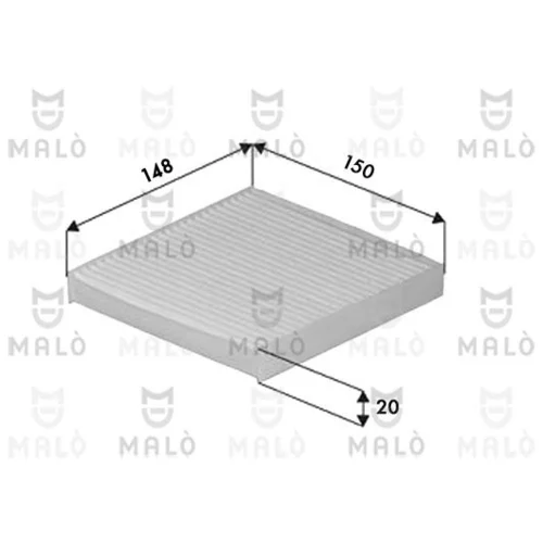 Filter vnútorného priestoru AKRON-MALO 1532621