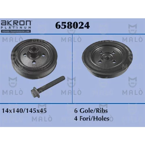 Remenica kľukového hriadeľa AKRON-MALO 658024