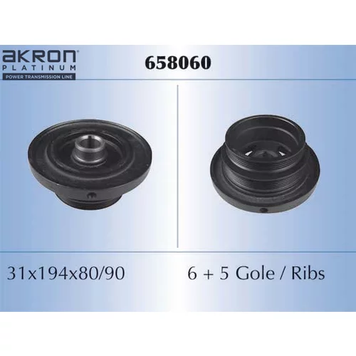 Remenica kľukového hriadeľa AKRON-MALO 658060