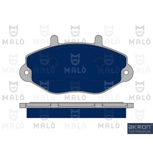 Sada brzdových platničiek kotúčovej brzdy AKRON-MALO 1050209