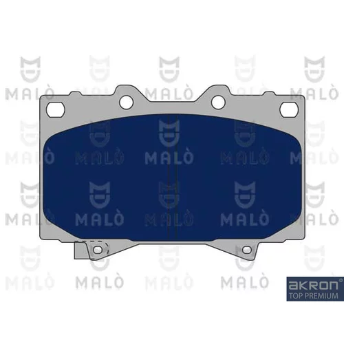 Sada brzdových platničiek kotúčovej brzdy AKRON-MALO 1050741