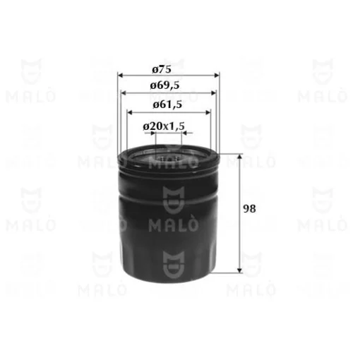 Olejový filter AKRON-MALO 1510008