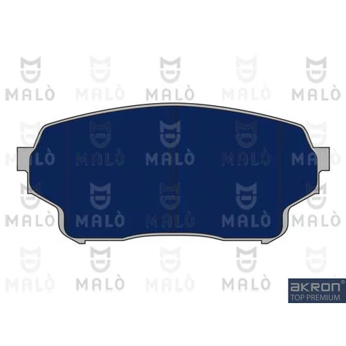 Sada brzdových platničiek kotúčovej brzdy AKRON-MALO 1051054