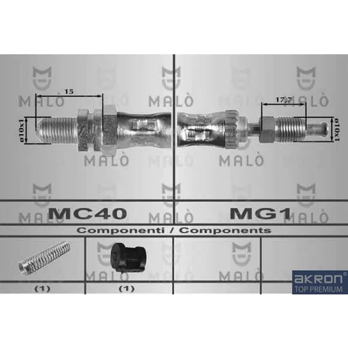 Brzdová hadica AKRON-MALO 80190