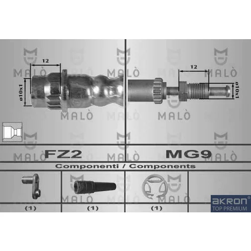 Brzdová hadica AKRON-MALO 80349