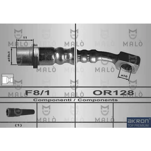 Brzdová hadica AKRON-MALO 80584