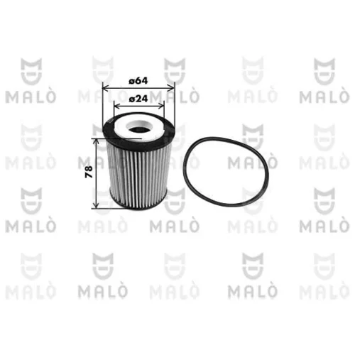 Olejový filter 1510251 /AKRON-MALO/
