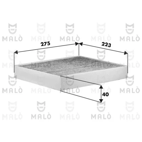 Filter vnútorného priestoru AKRON-MALO 1532512
