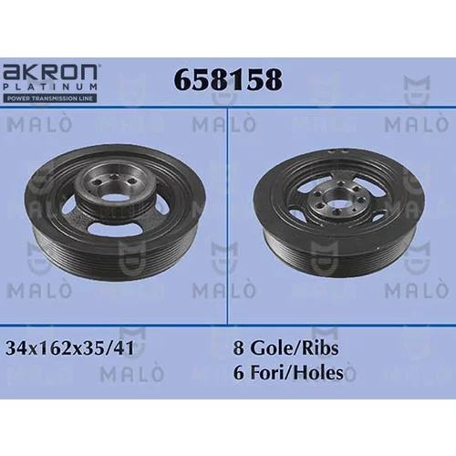Remenica kľukového hriadeľa AKRON-MALO 658158