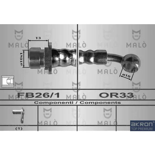 Brzdová hadica AKRON-MALO 80469