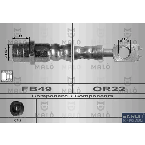 Brzdová hadica AKRON-MALO 8616