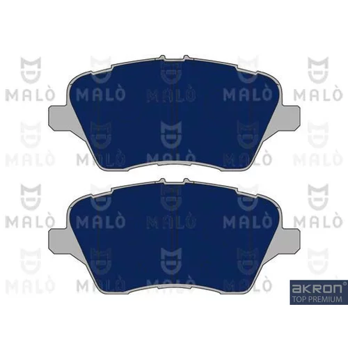 Sada brzdových platničiek kotúčovej brzdy AKRON-MALO 1051156