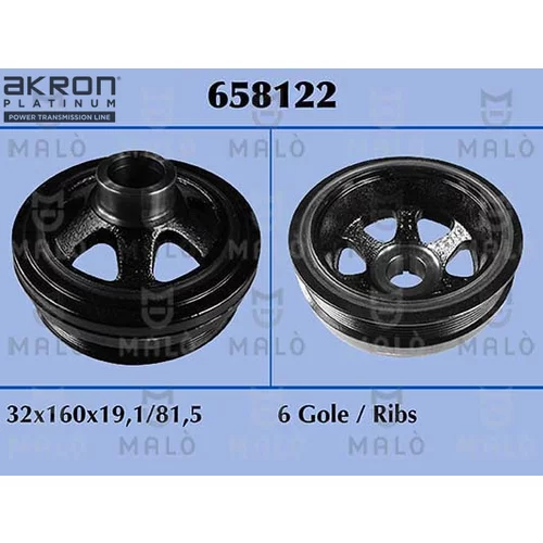 Remenica kľukového hriadeľa AKRON-MALO 658122