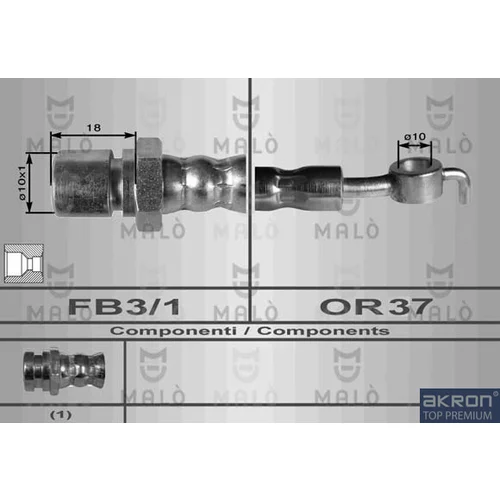 Brzdová hadica AKRON-MALO 80288