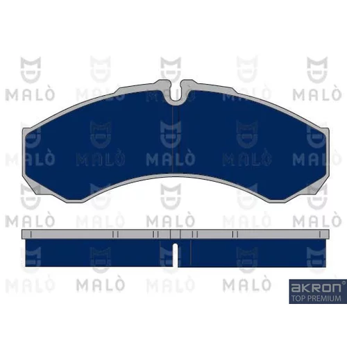 Sada brzdových platničiek kotúčovej brzdy AKRON-MALO 1050077