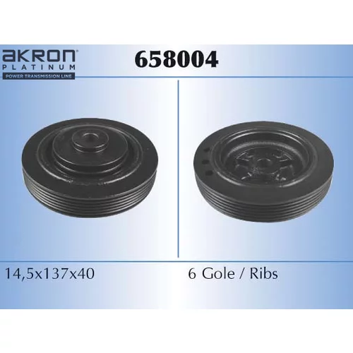 Remenica kľukového hriadeľa AKRON-MALO 658004