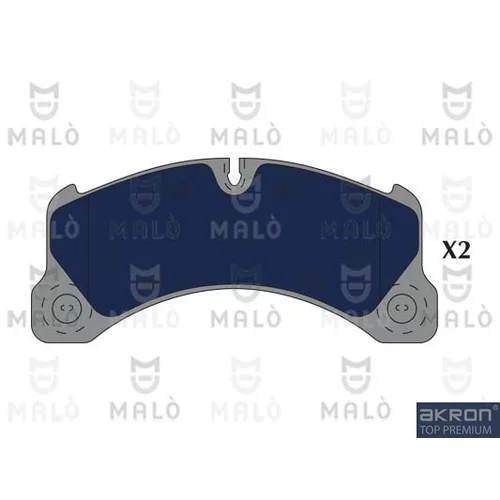 Sada brzdových platničiek kotúčovej brzdy AKRON-MALO 1051267