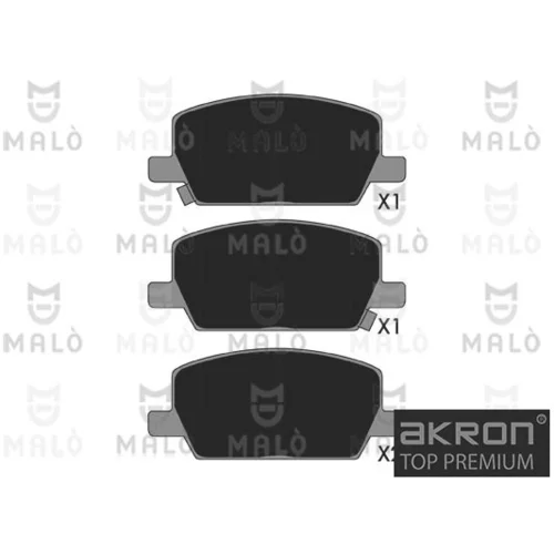 Sada brzdových platničiek kotúčovej brzdy AKRON-MALO 1051393