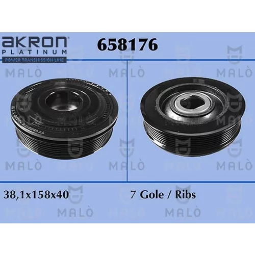 Remenica kľukového hriadeľa AKRON-MALO 658176