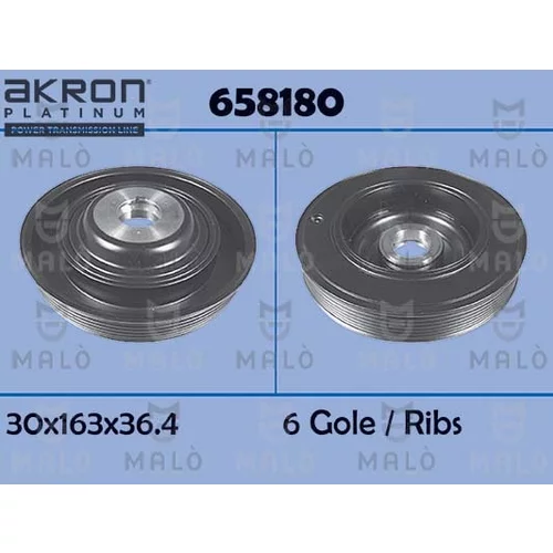 Remenica kľukového hriadeľa AKRON-MALO 658180