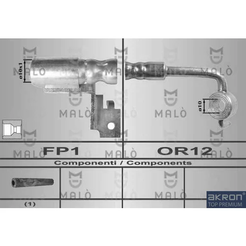 Brzdová hadica AKRON-MALO 80231