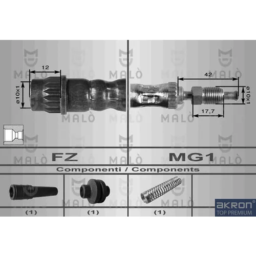 Brzdová hadica AKRON-MALO 8569